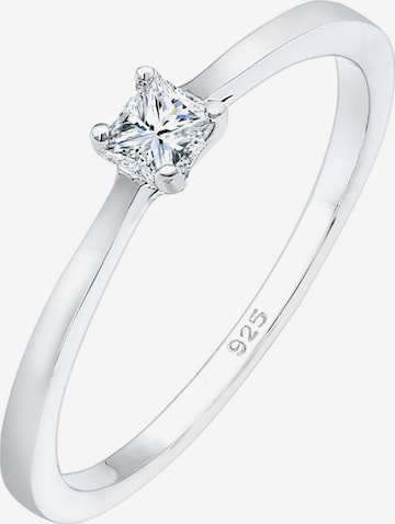 Elli DIAMONDS Verlobungsring mit Diamant in Silber: predná strana