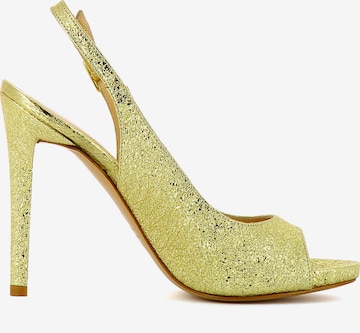 EVITA Slingpeeptoe in Gold