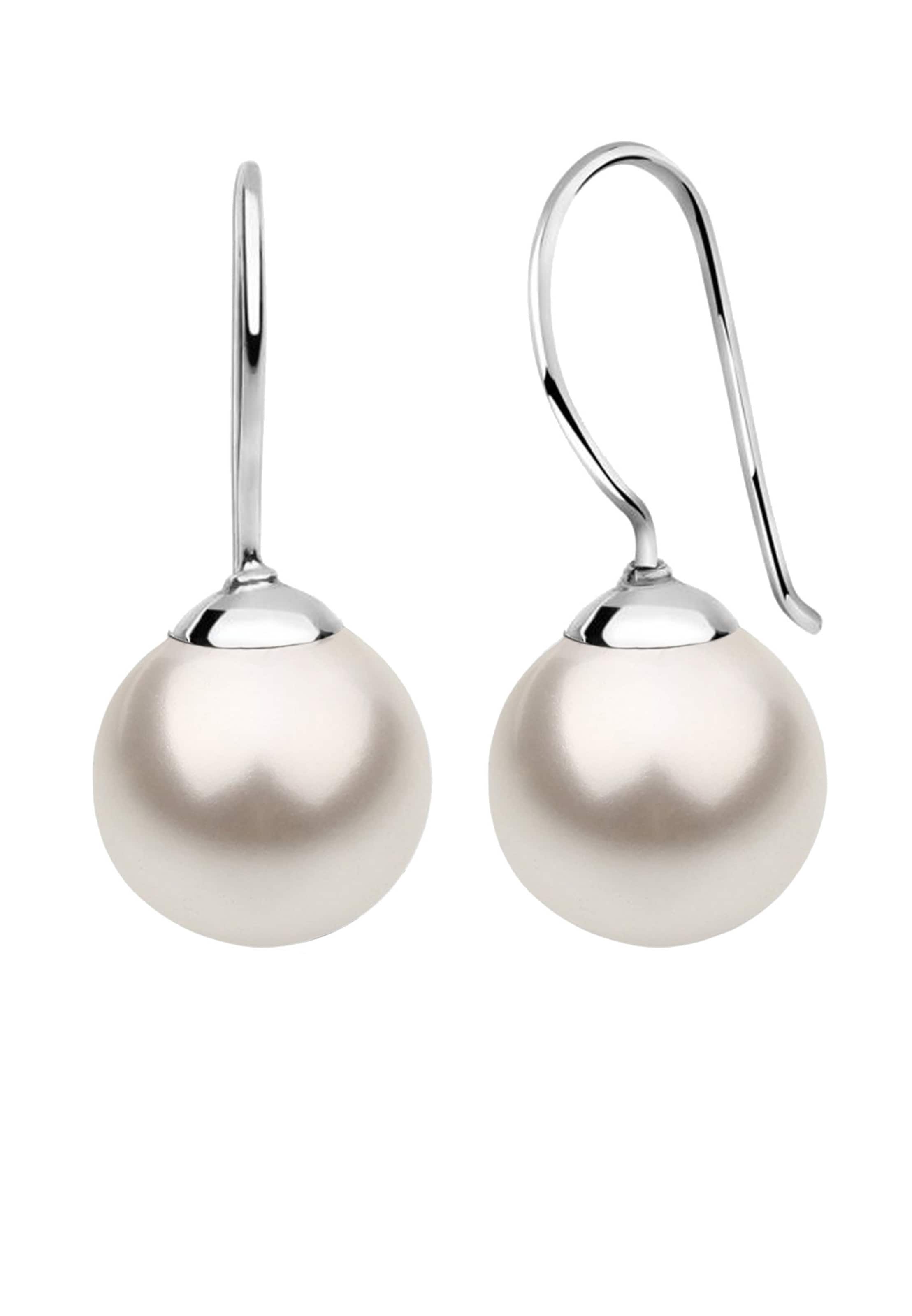 Nenalina Ohrringe in Weiß: Vorderseite