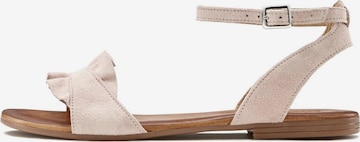 LASCANA Strap Sandals in Pink: front