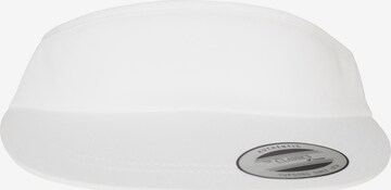 Flexfit Cap 'FLAT ROUND VISOR' in White