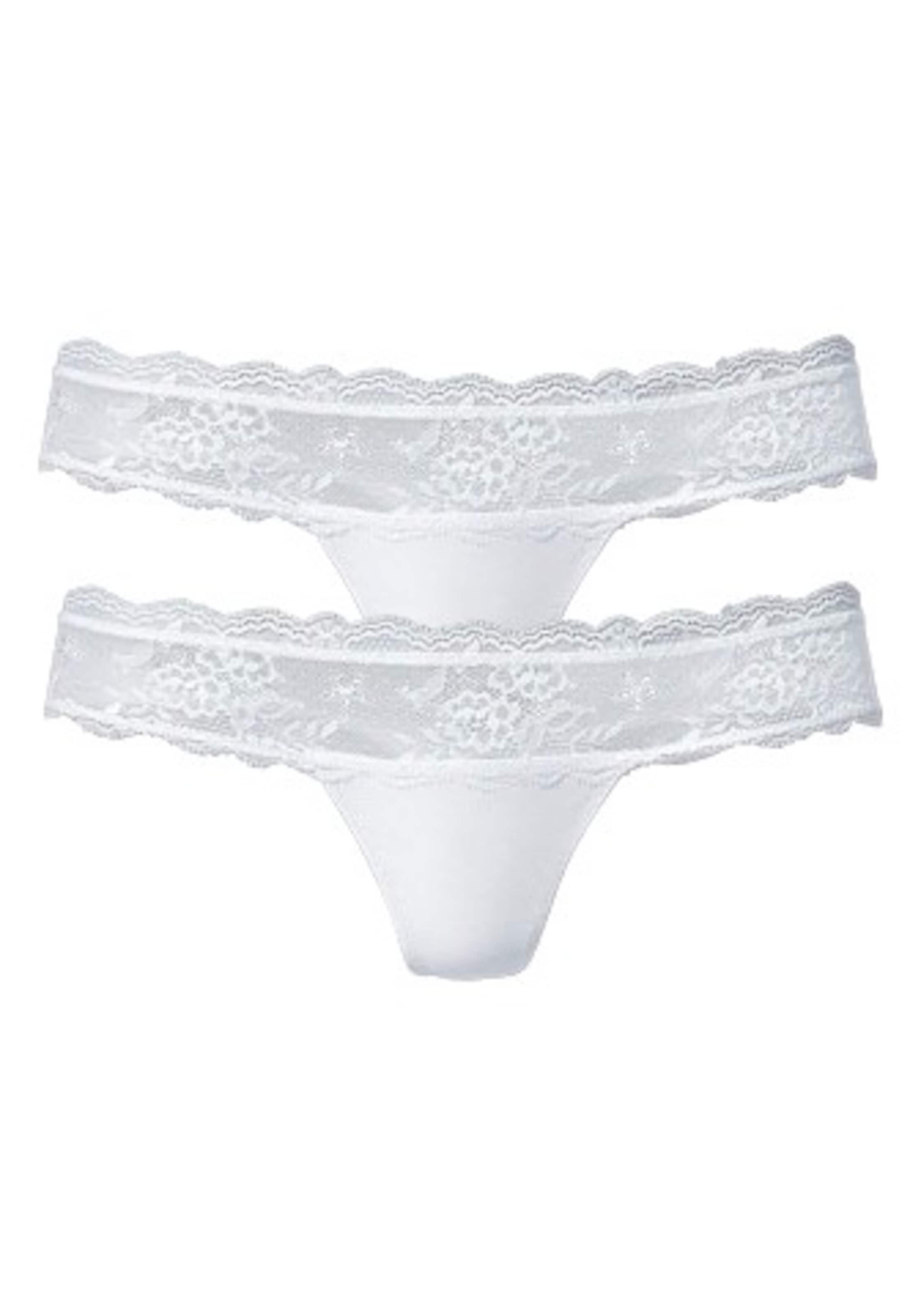 VIVANCE String bugyik - fehér: elől