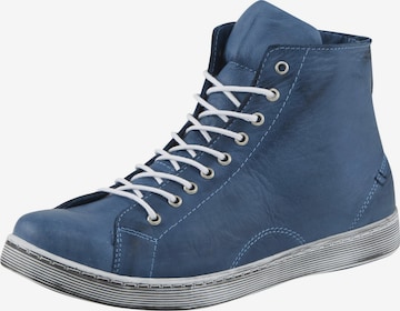 ANDREA CONTI Sneakers hoog in Blauw: voorkant