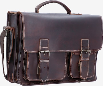 GREENBURRY Document Bag 'Buffalo' in Brown