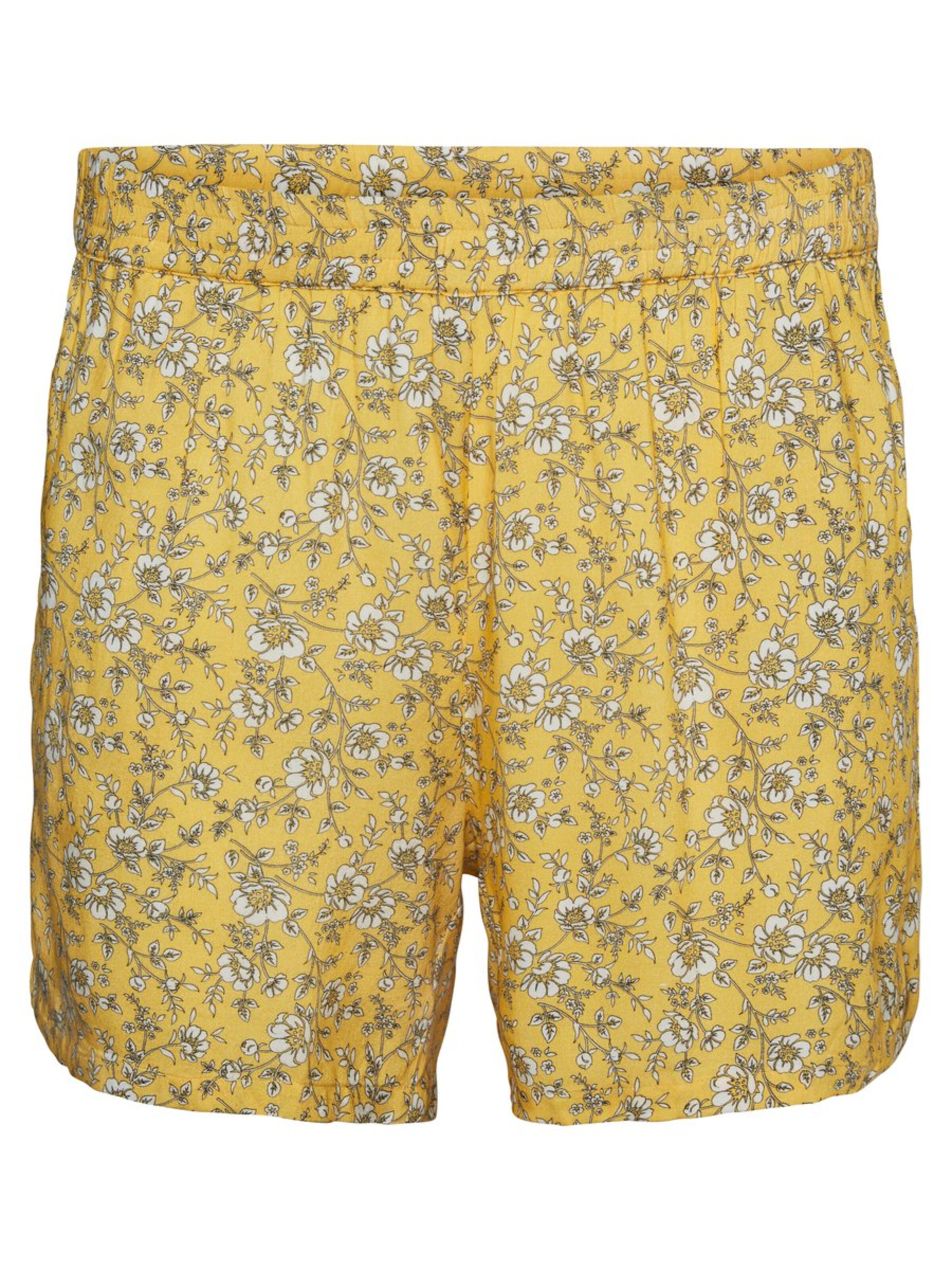 Junarose - Broek in de kleur Lichtgeel