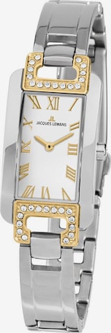 Jacques Lemans Analog Watch 'Barcelona' in Silver: front