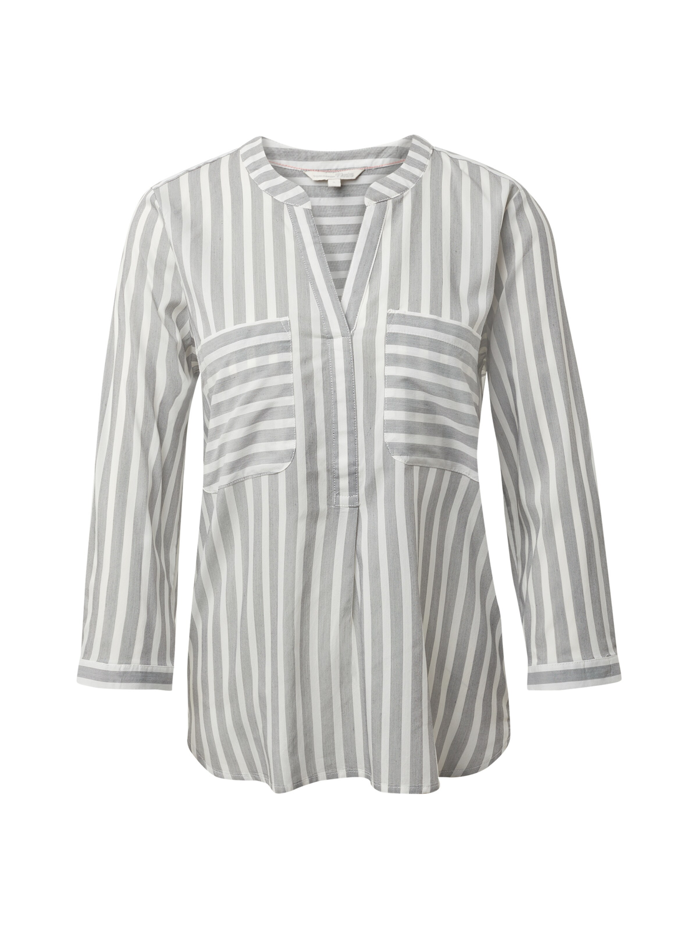 TOM TAILOR DENIM - Bluse in grau