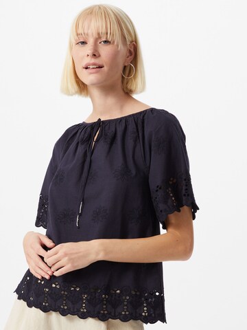 ONLY Blouse 'Ginny' in Blauw: voorkant