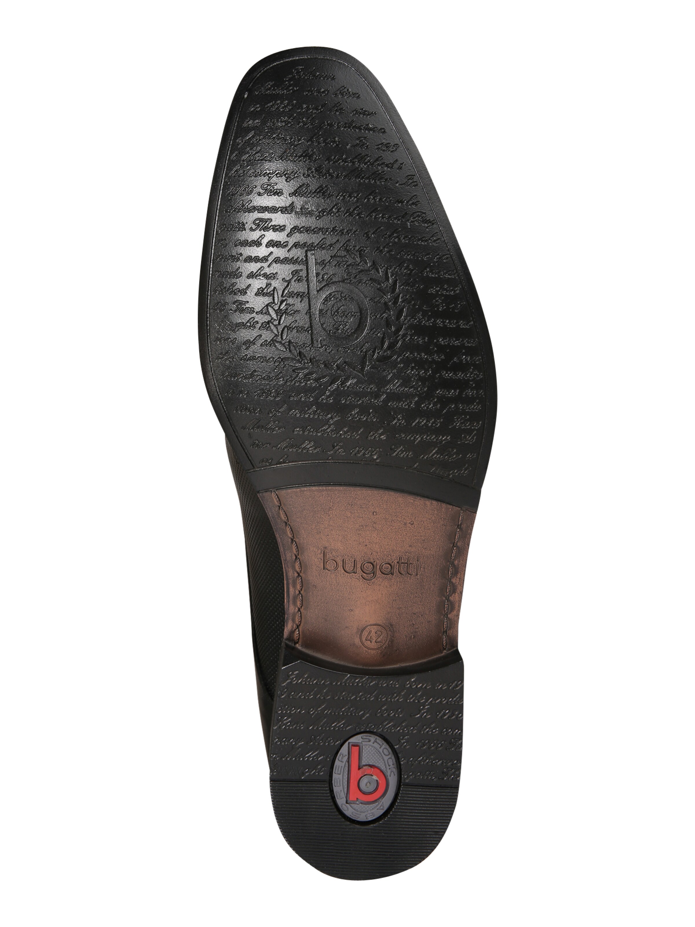 bugatti Schnürschuh 'Mattia 2' in Schwarz