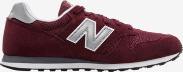 Baskets basses new balance en rouge