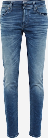 Coupe slim Jean 'Glenn' JACK & JONES en bleu : devant