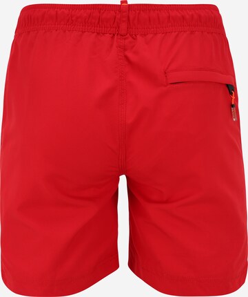 Superdry Normální Plavecké šortky – červená