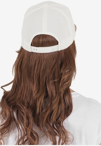 Cappello da baseball 'Cork' di Flexfit in bianco