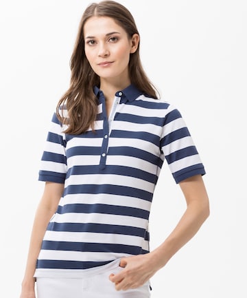 BRAX Shirt 'Cleo' in Blauw: voorkant