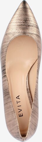 EVITA Classic Flats 'FRANCA' in Gold