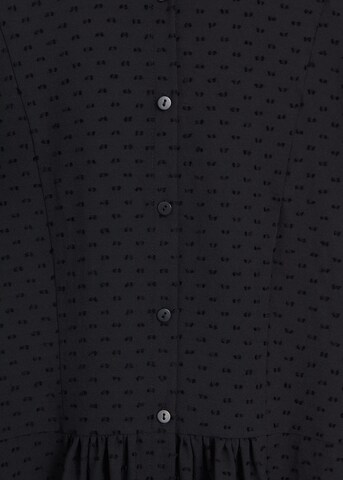 MANGO Shirt dress 'Bobo' in Black