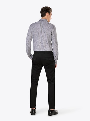 DRYKORN Slim fit Chino trousers 'Kill' in Black: back