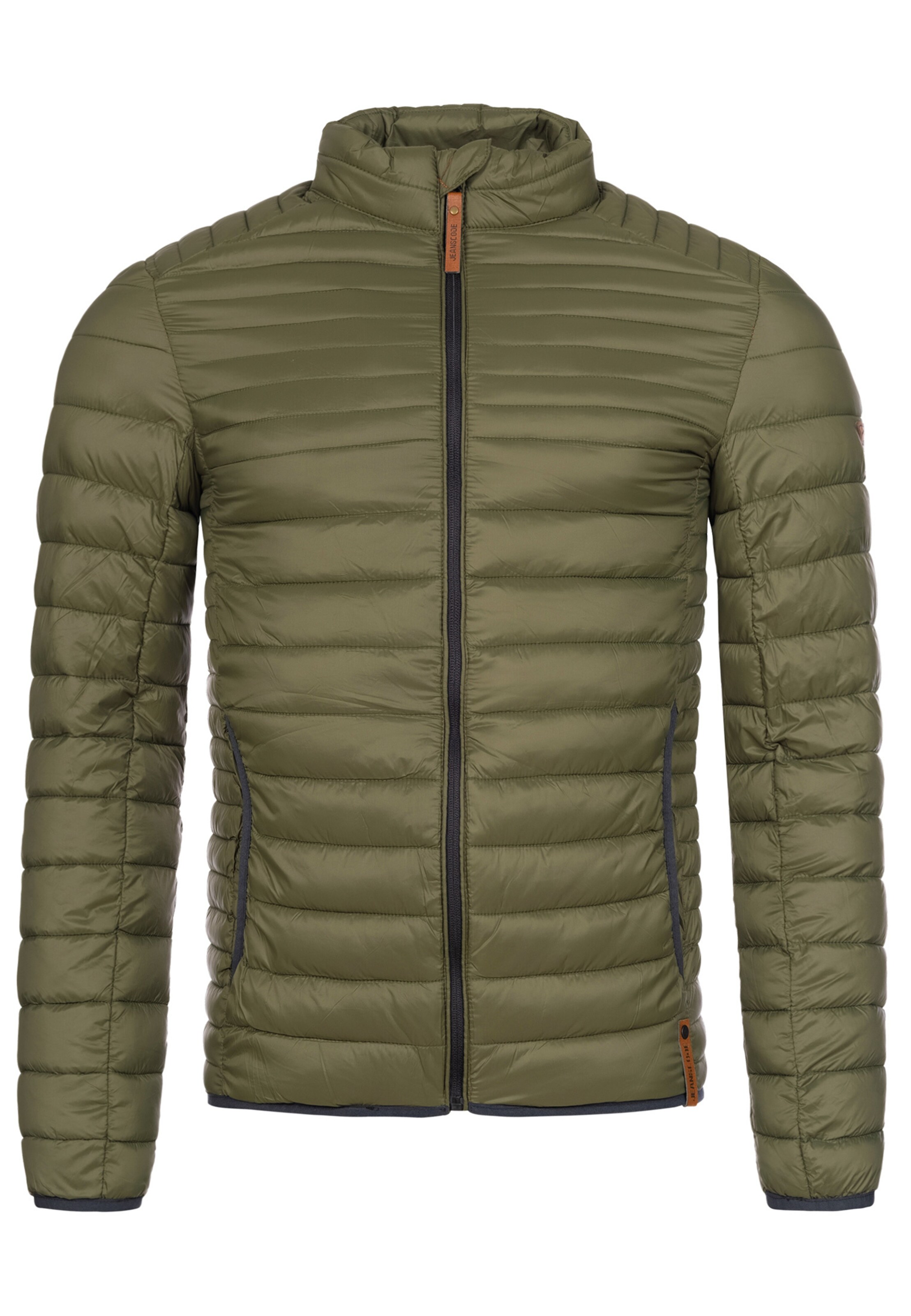 INDICODE JEANS Between-season jacket 'Islington' in Green: front