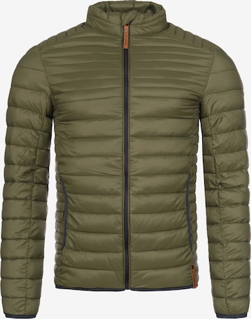 INDICODE JEANS Between-Season Jacket 'Islington' in Green: front