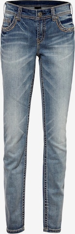 Jeans di heine in blu: frontale