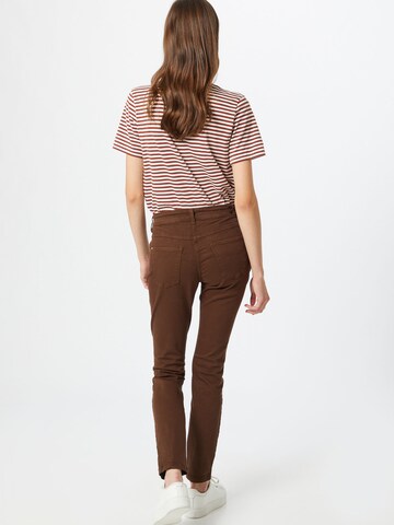 MAC Skinny Jeans 'Dream' in Braun