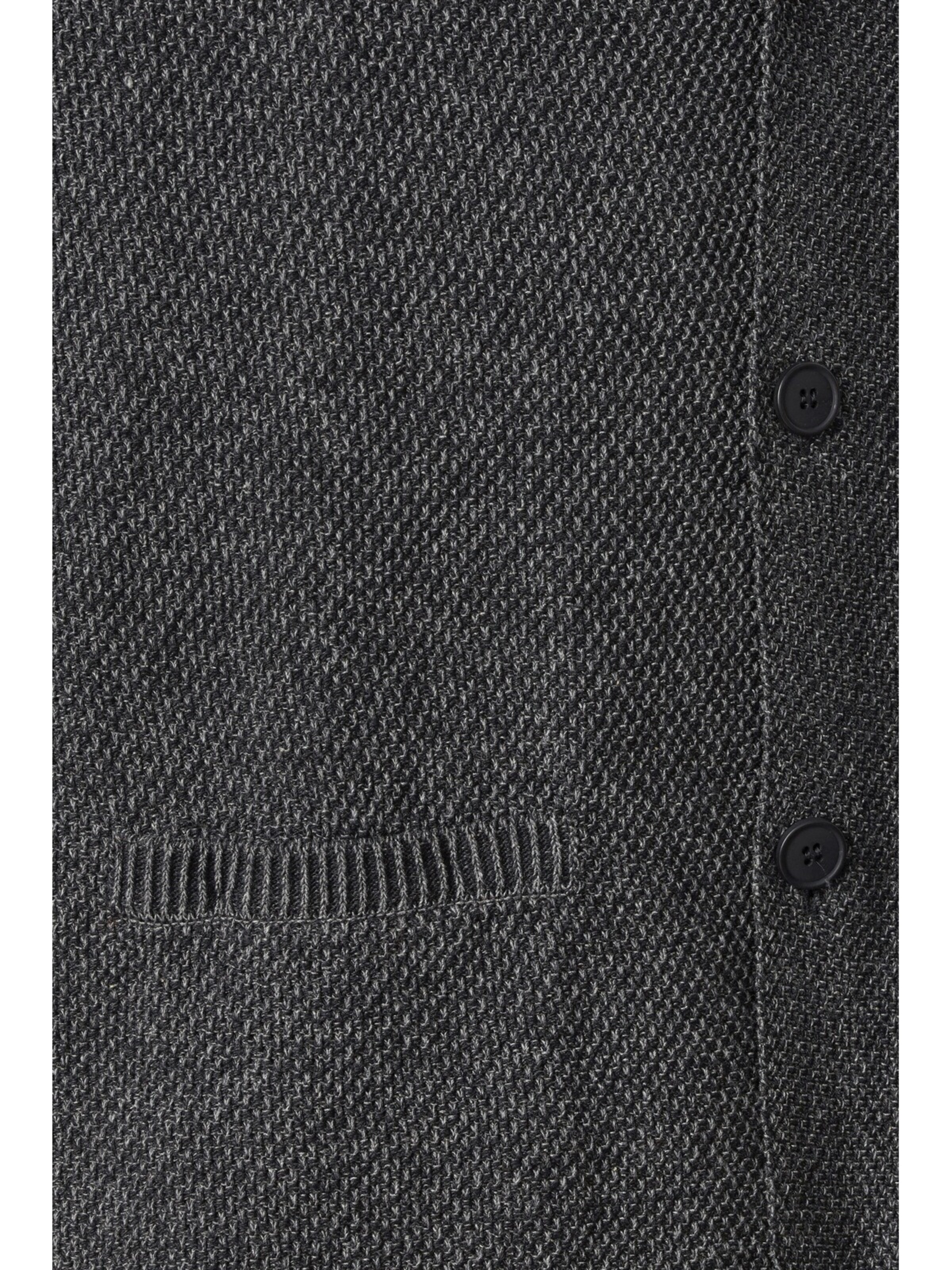 Jan Vanderstorm Comfort fit Knit cardigan 'Asger' in Black