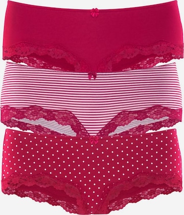 LASCANA Boyshorts in Red: front