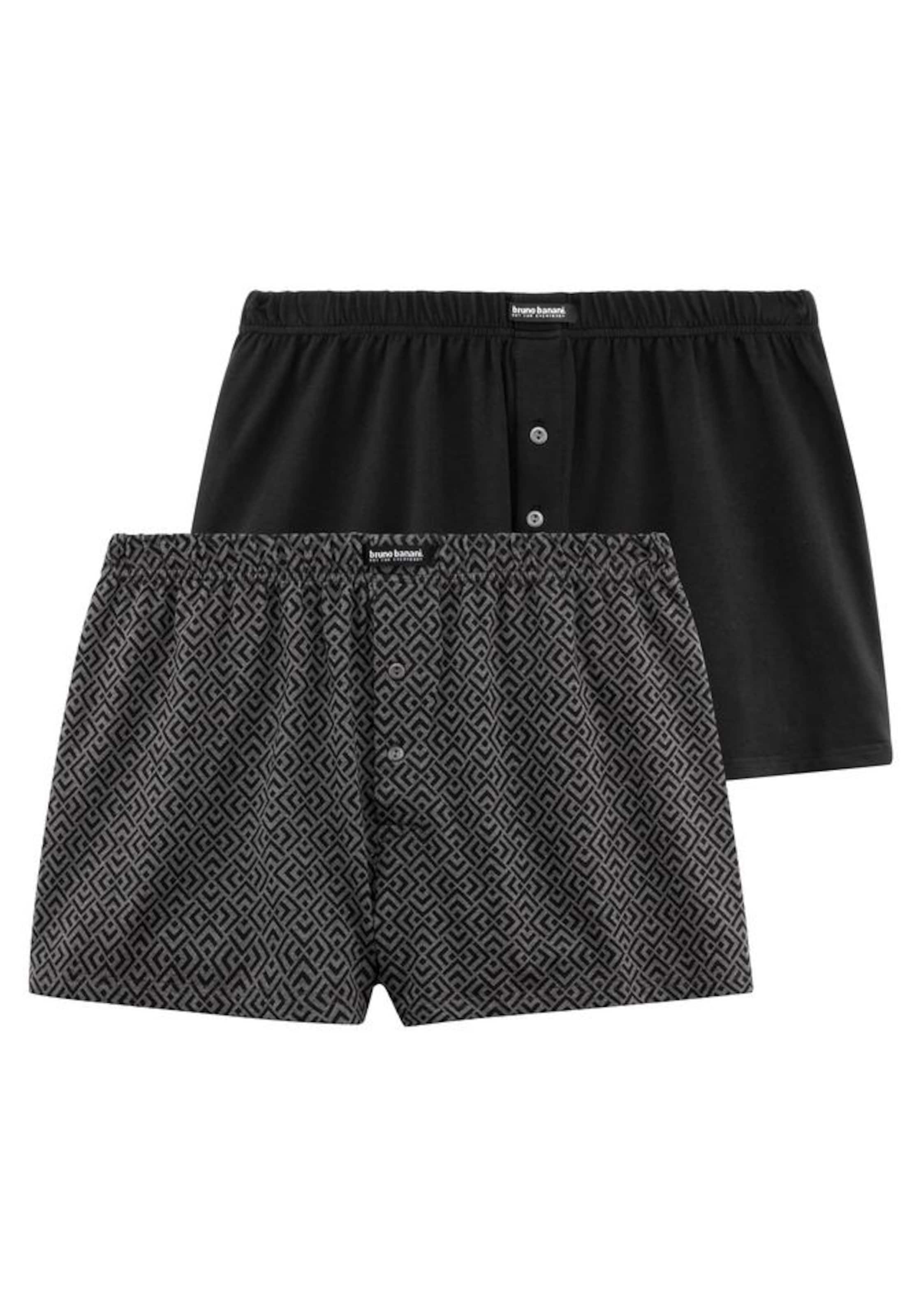 Boxers Bruno Banani en gris : devant