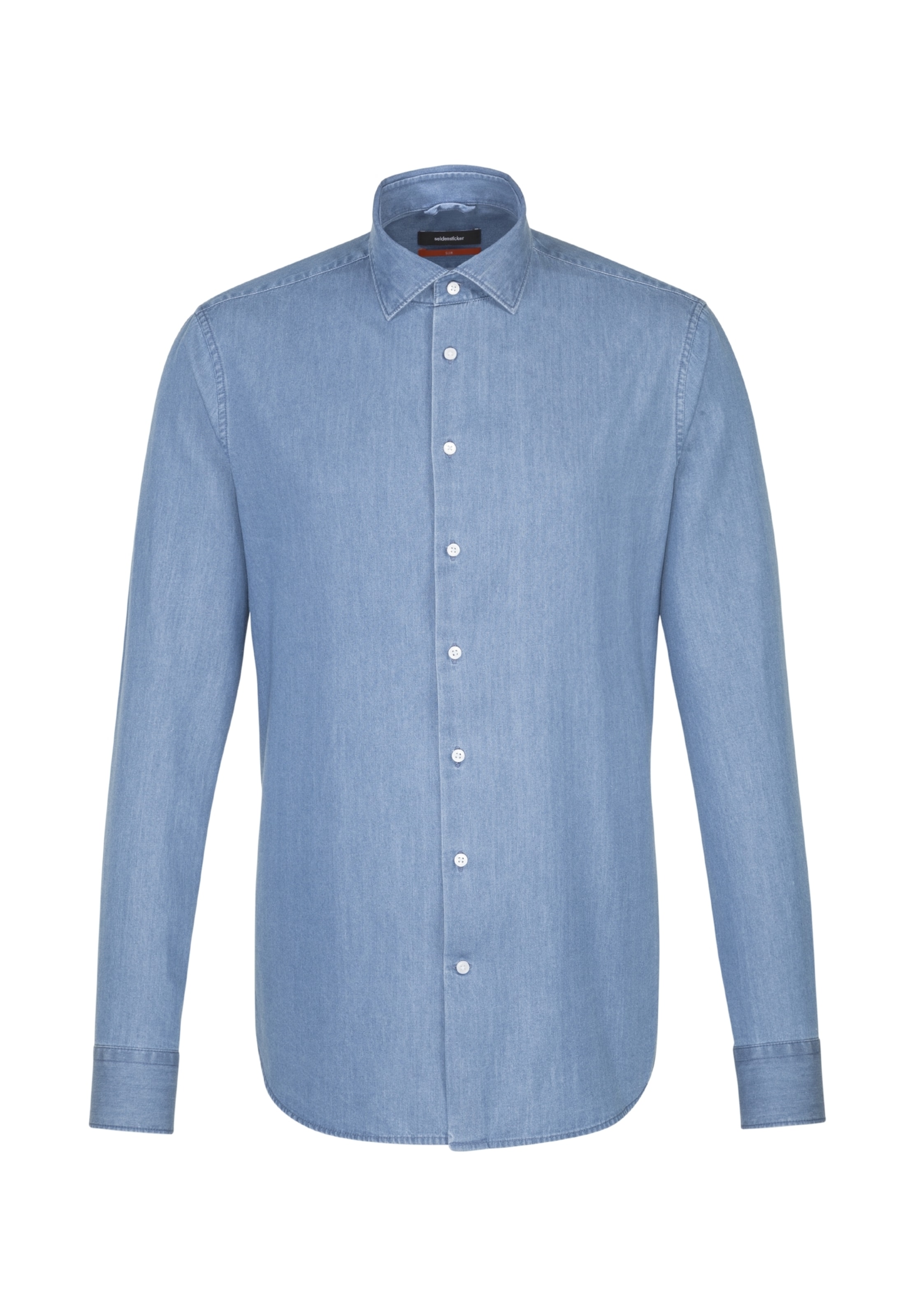 SEIDENSTICKER Slim fit Overhemd in Blauw: voorkant