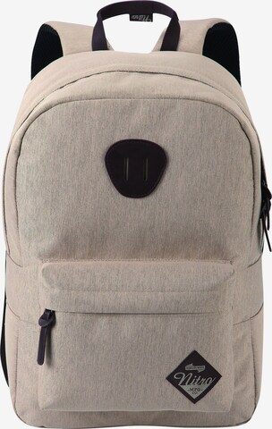 NitroBags Rucksack in Beige: predná strana