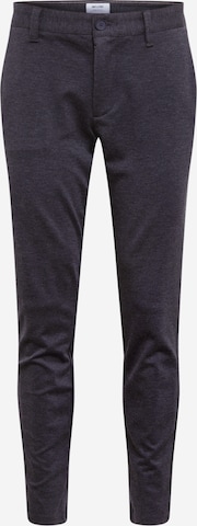 Skinny Pantalon chino 'Mark' Only & Sons en gris : devant