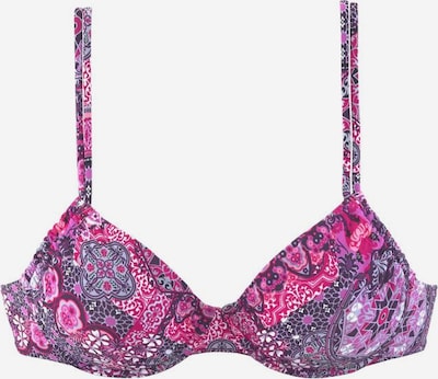 BUFFALO Bikinioverdel i aubergine / pink, Produktvisning