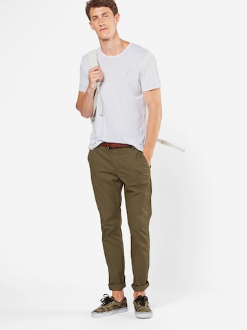 Review Regular Chino 'STR BELT' in Grün