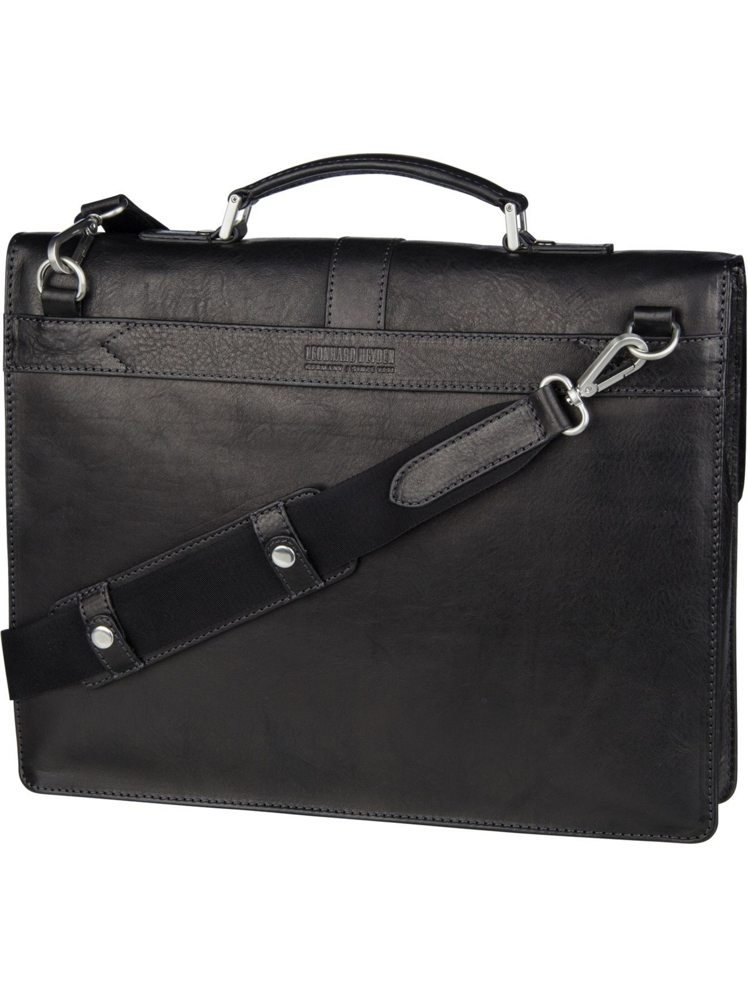 Porte-documents ' Bergamo  ' LEONHARD HEYDEN en noir