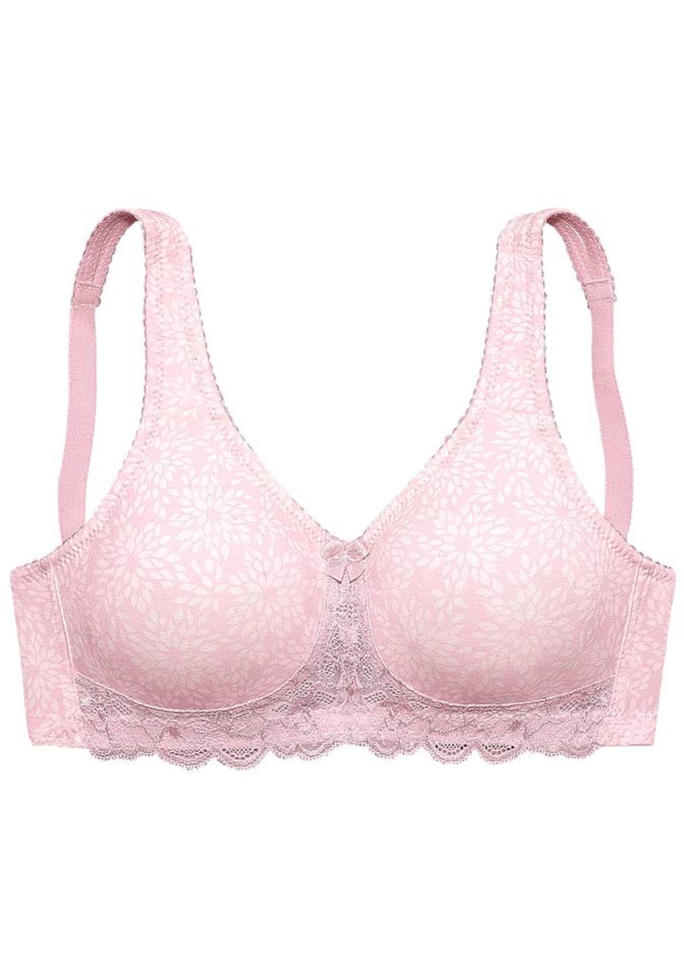 NUANCE Štandardný strih Podprsenka - Ružová: predná strana
