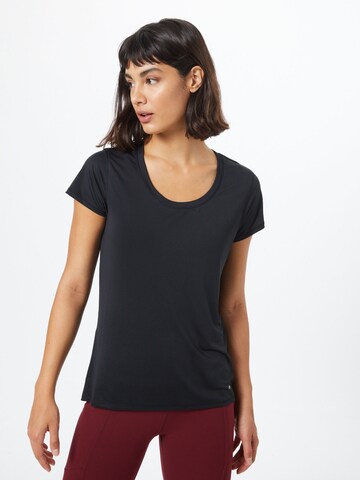 Marika Sportshirt 'TRISHA' in Schwarz: Vorderseite