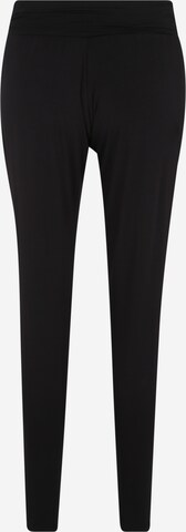 Tapered Pantaloni sportivi di CURARE Yogawear in nero: dietro