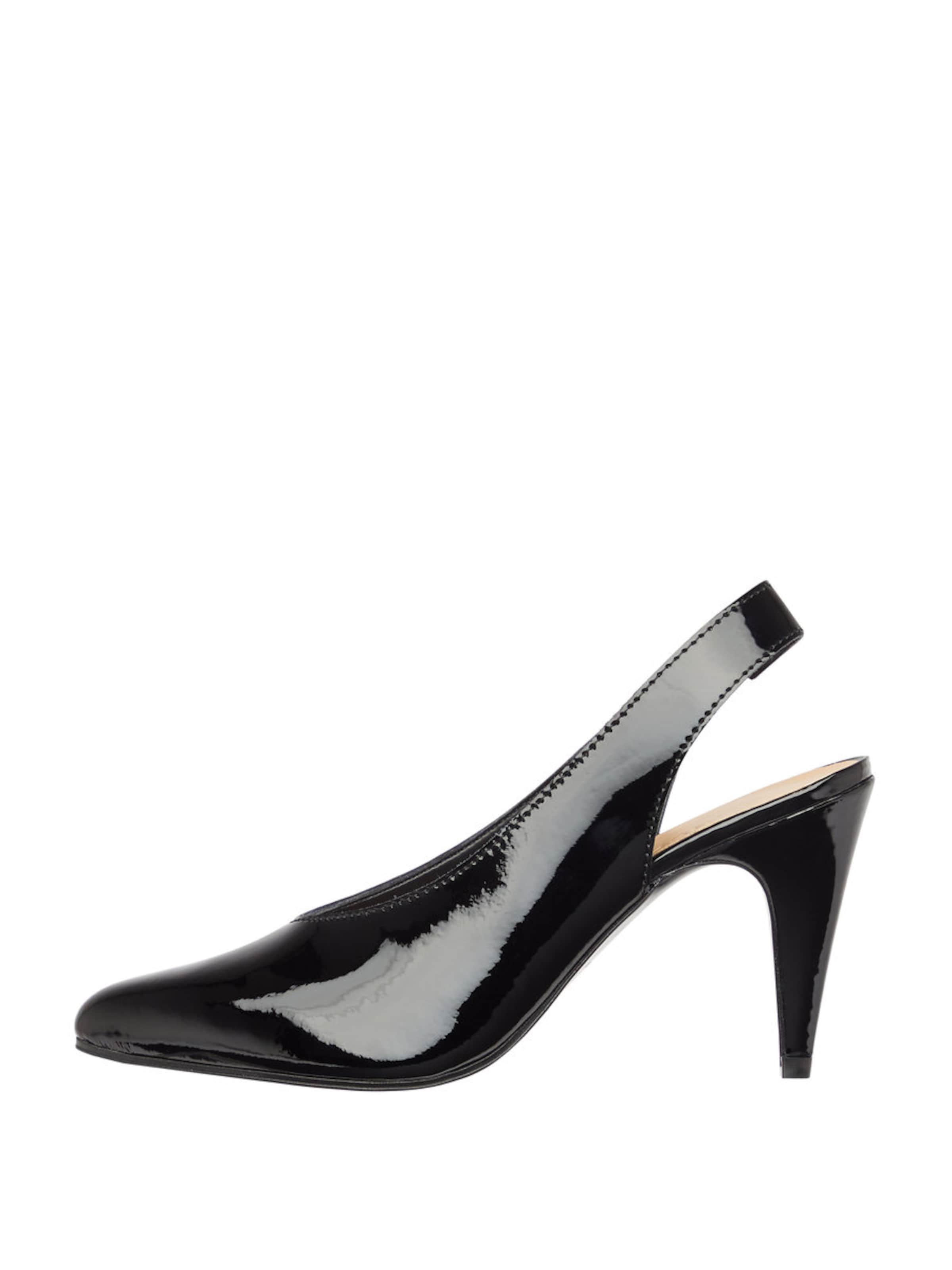 Bianco - Slingpumps in de kleur Zwart