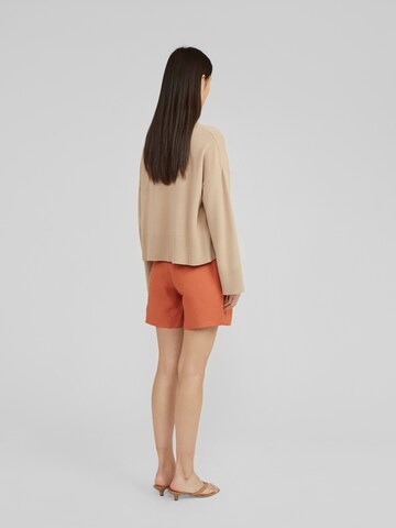 EDITED Wide Leg Shorts 'Fergie' in Braun