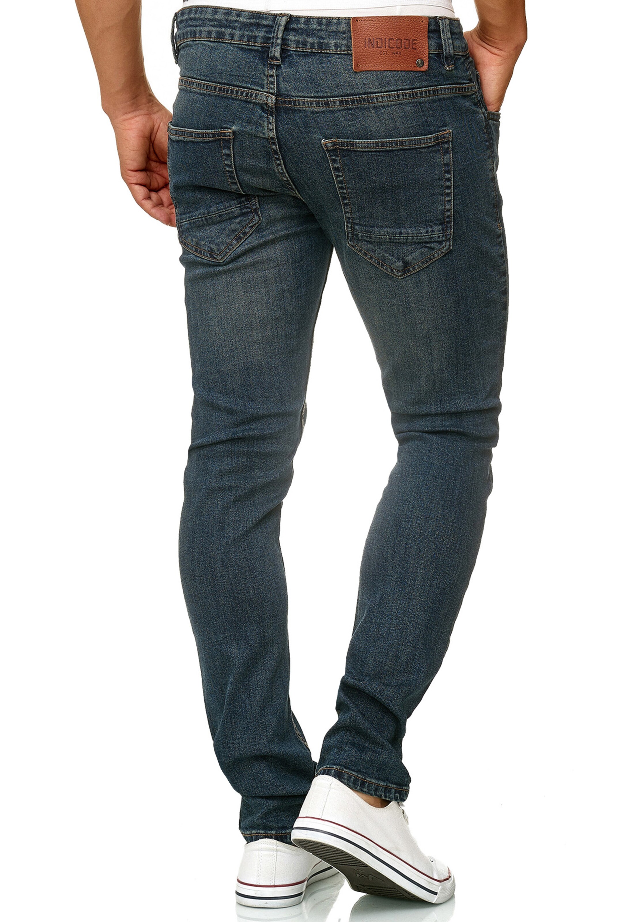 INDICODE JEANS Slim fit Jeans 'Texas' in Blue