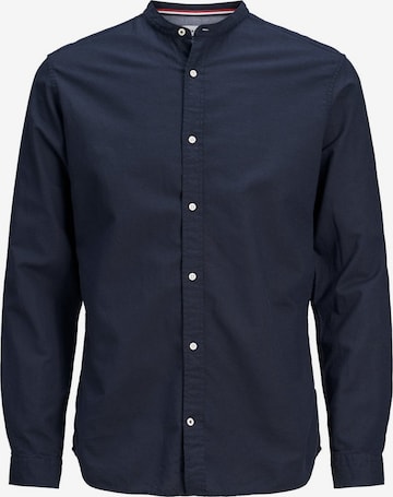 JACK & JONES Comfort fit Button Up Shirt in Blue: front