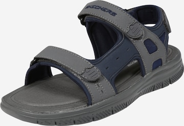 SKECHERS Sandalen 'Flex Advantage' in Grijs: voorkant