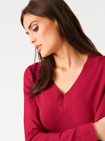 heine Pullover in Rot