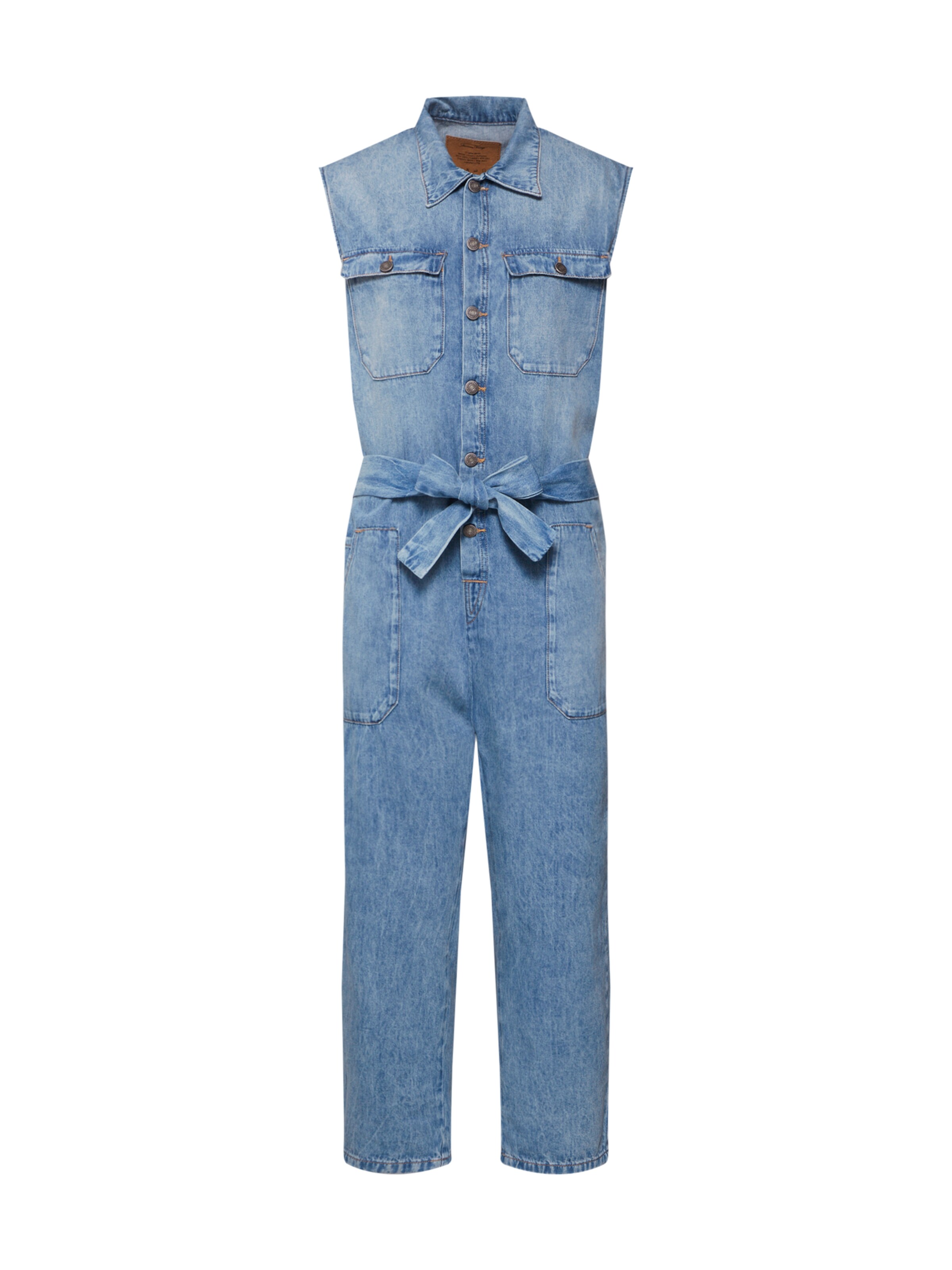 AMERICAN VINTAGE - Jumpsuit 'Winiboo' in de kleur Blauw denim