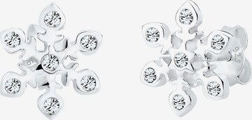 ELLI Earrings 'Schneeflocke' in White