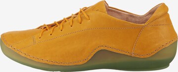 THINK! Athletic Lace-Up Shoes 'Kapsl' in Yellow