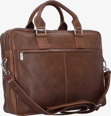 Plevier Document Bag '400er Serie' in Brown