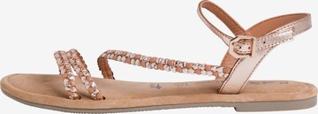 TAMARIS Strap Sandals in Bronze