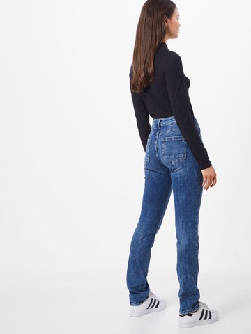 Regular Jean s.Oliver en bleu : derrière