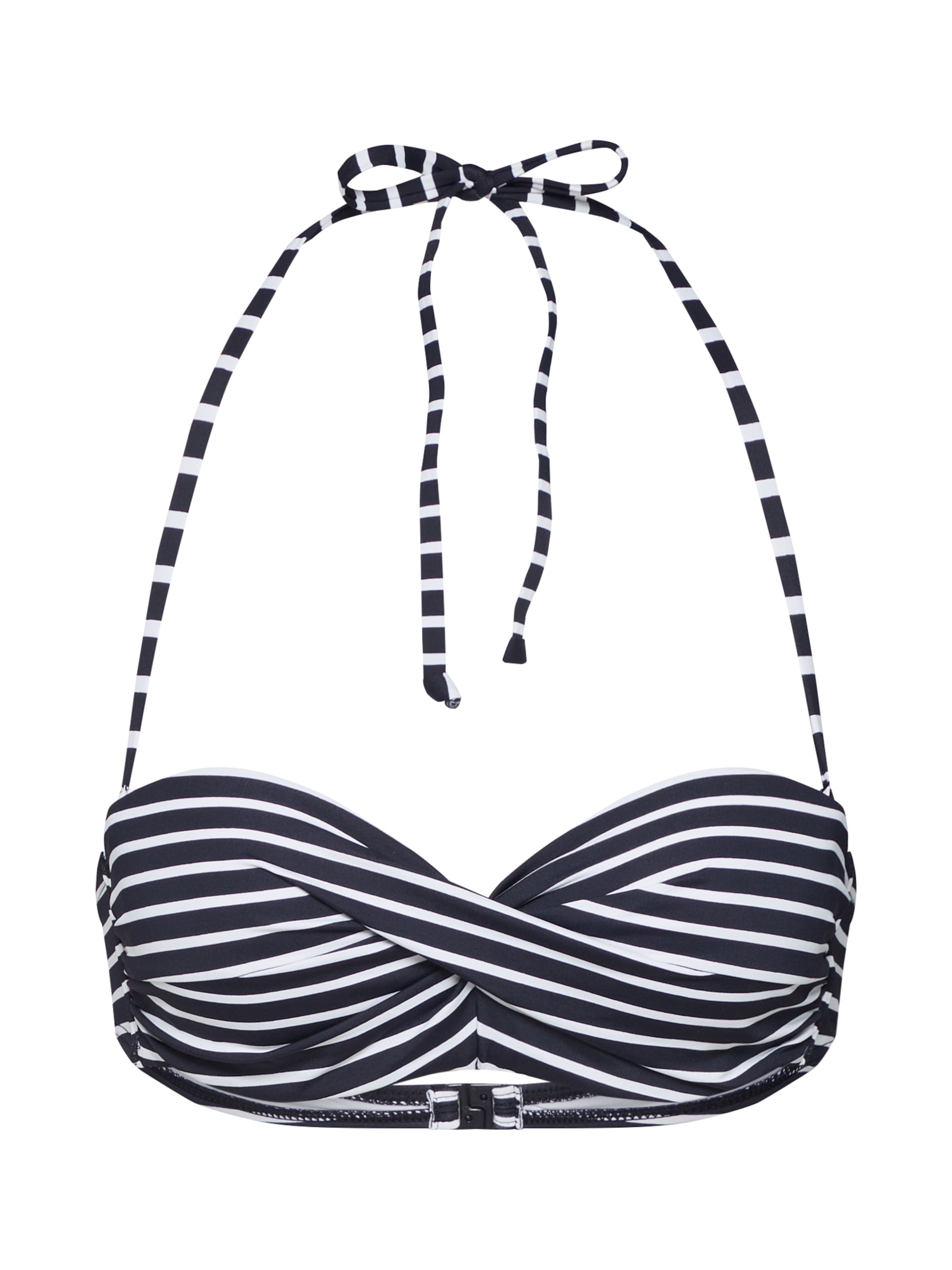 Hauts de bikini 'Hill' s.Oliver en noir : devant